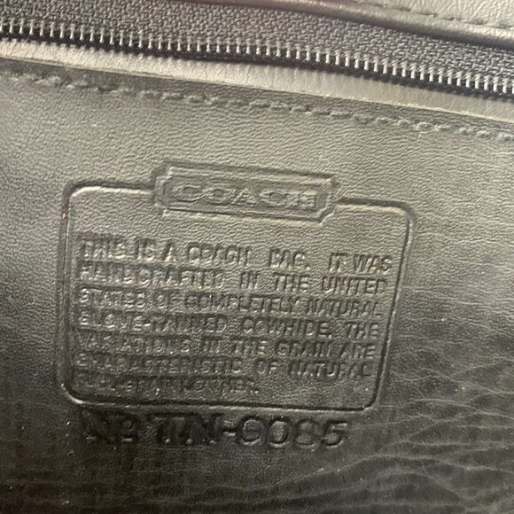 Coach Patricia’s Legacy black leather satchel bag - Picture 7 of 10
